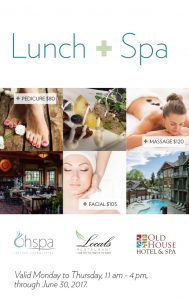Lunch and Spa at Ohspa